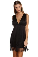 Amara Fringe Watch Bandage Dress