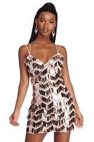 Reyna Formal Sequin Mini Dress