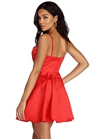 Jenny Formal Satin Party Dress