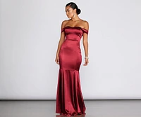 Jayden Satin Mermaid Formal Dress