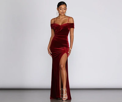 Christiana Velvet Formal Dress