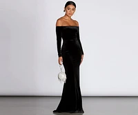 Ida Velvet Formal Gown