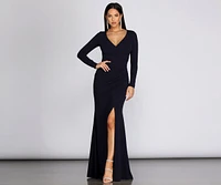 Tulip Lace Up Evening Gown