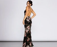 Janisa Formal Open Back Ruffle Dress