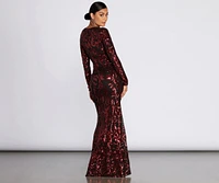 Cecile Sequin Formal Gown