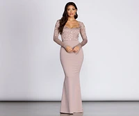 Lacey Mermaid Formal Dress