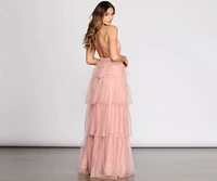 Perrie Formal Layered Tulle Dress