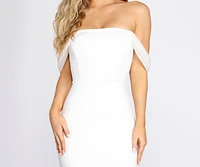 Kalel Off The Shoulder Mermaid Dress