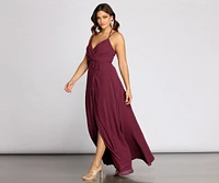 Rylie Chiffon A-Line Gown