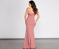 Everylynn Formal Wrap Mermaid Dress