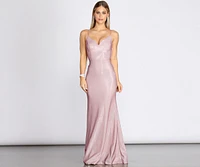 Tara Formal Knot Glitter Dress
