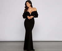 Nina Off The Shoulder Mermaid Dress