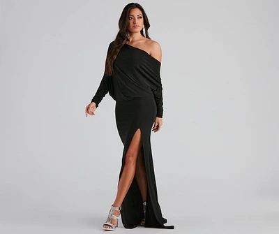 Londyn Formal High Slit Convertible Dress