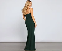 Ember Formal Wrap Mermaid Dress