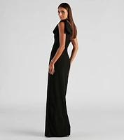 Star Formal One-Shoulder Mermaid Dress