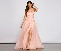 Zora Formal Strapless A-Line Dress