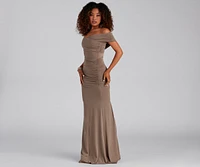 Layne Off-The-Shoulder Mermaid Formal Dress