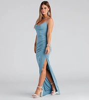 Lillian High Slit Formal Dress