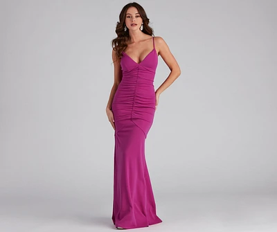 Bianca Ruched Mermaid Formal Dress