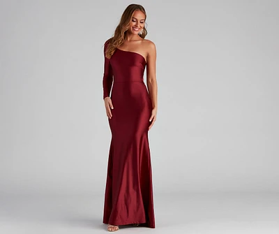 Emma One-Shoulder Mermaid Dress