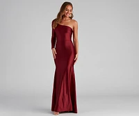 Emma One-Shoulder Mermaid Dress