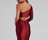 Emma One-Shoulder Mermaid Dress