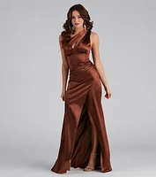 Brenda One-Shoulder Formal Dress