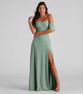 Izzy Formal Off The Shoulder Dress