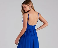 Brailey Formal Chiffon A-Line Long Dress