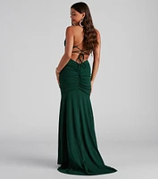 Kaiana Formal Crepe Mermaid Dress