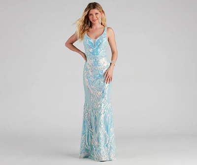 Sylvia Formal Sequin Mermaid Long Dress