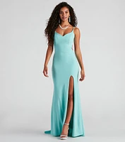 Maves Formal High Slit Mermaid Dress