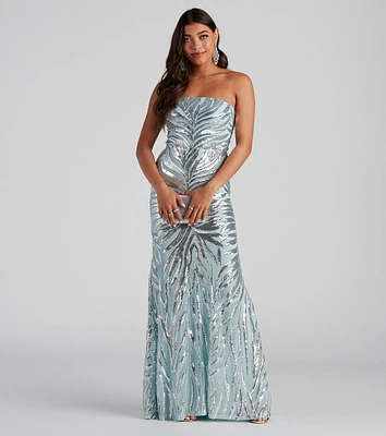 Elliana Sequin Mermaid Dress