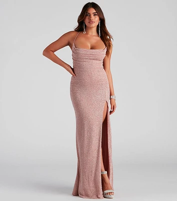 Lorelai Formal Glitter Long Dress