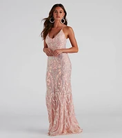 Roxie Formal Sequin Long Dress