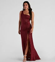 Gina Formal Glitter Long Dress