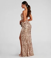 Kinsley Formal Sequin Mermaid Dress