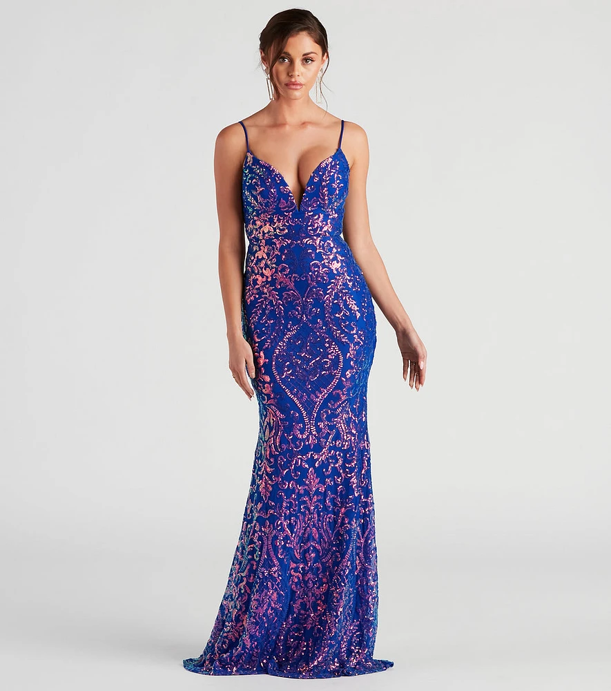 Ariel Formal Sequin Mermaid Dress