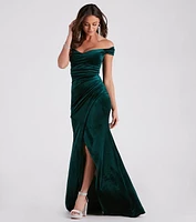 Georgina Formal Velvet Long Dress