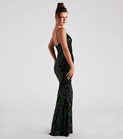 Viviana Formal Sequin Mermaid Dress