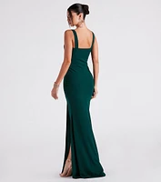 Rory Formal Crepe Mermaid Dress