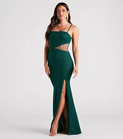 Cynthia Formal Glitter Mermaid Dress