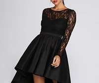 Tamia Lace Drama Dress