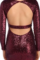 Phoenix Open Back Sequin Dress