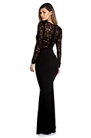 Kennedi Lace Illusion Dress