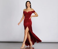 Shania Formal Velvet Sweetheart Dress