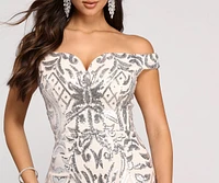 Janessa Formal Off The Shoulder Dress