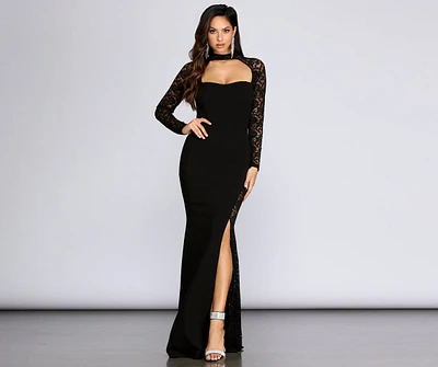 Danielle Sweetheart Lace Formal Dress