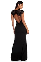 Stephanie Open Back Lace Dress