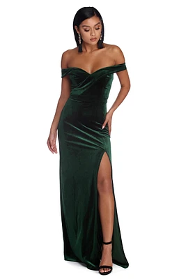 Josephine Formal Velvet Sweetheart Dress